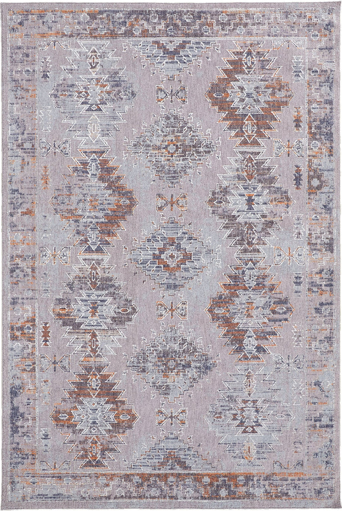 Feizy Francisco 39GEF Gray/Rust Area Rug