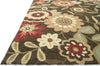 Loloi Francesca FC-02 Brown Area Rug Round Image
