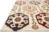 Loloi Francesca FC-16 Beige / Multi Area Rug Corner Shot Feature