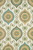 Loloi Francesca FC-24 Ivory / Aqua Area Rug Main