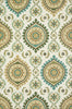 Loloi Francesca FC-24 Ivory / Aqua Area Rug main image