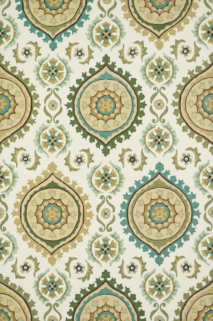 Loloi Francesca FC-24 Ivory / Aqua Area Rug main image