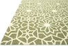 Loloi Francesca FC-30 Green Area Rug Corner Shot Feature