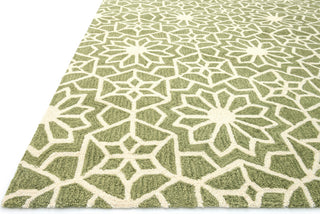 Loloi Francesca FC-30 Green Area Rug Corner Shot Feature