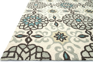 Loloi Francesca FC-31 Ivory/Metal Area Rug Corner Shot