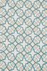 Loloi Francesca FC-42 Ivory / Teal Area Rug main image