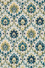 Loloi Francesca FC-45 Ivory / Blue Area Rug main image