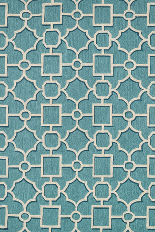 Loloi Francesca FC-48 Aqua / Beige Area Rug main image