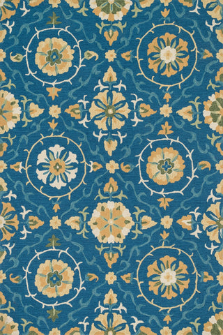 Loloi Francesca FC-51 Blue / Gold Area Rug main image