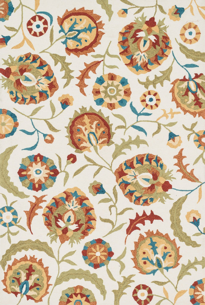 Loloi Francesca FC-52 Ivory / Spice Area Rug main image