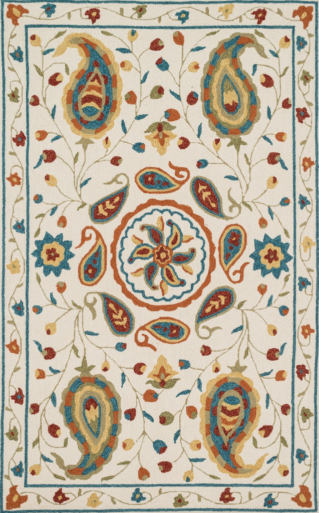 Loloi Francesca FC-53 Ivory / Blue Area Rug main image