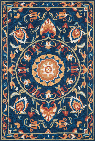 Loloi Francesca FC-54 Blue / Spice Area Rug Main