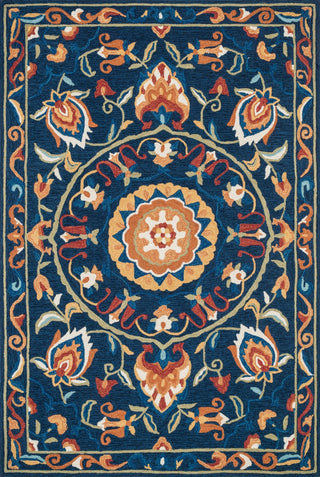 Loloi Francesca FC-54 Blue / Spice Area Rug main image