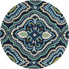 Loloi Francesca FC-57 Navy / Aqua Area Rug Runner Image