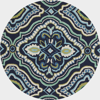 Loloi Francesca FC-57 Navy / Aqua Area Rug Main Image