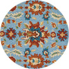 Loloi Francesca FC-59 Light Blue / Spice Area Rug Runner Image