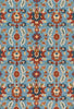 Loloi Francesca FC-59 Light Blue / Spice Area Rug main image