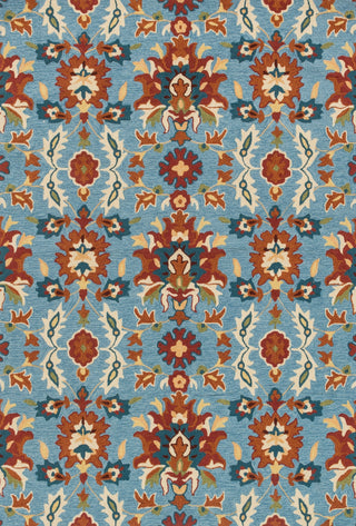 Loloi Francesca FC-59 Light Blue / Spice Area Rug Main Image