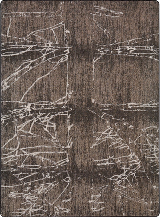 Joy Carpets First Take Fractured Umber Area Rug