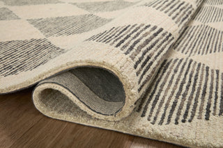 Chris Loves Julia x Loloi Francis FRA-01 Beige/Charcoal Area Rug Pile Image