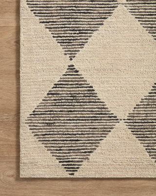 Chris Loves Julia x Loloi Francis FRA-01 Beige/Charcoal Area Rug Corner Image