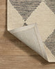 Chris Loves Julia x Loloi Francis FRA-01 Beige/Charcoal Area Rug Backing Image