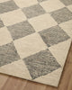 Chris Loves Julia x Loloi Francis FRA-01 Beige/Charcoal Area Rug Angle Image