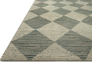 Chris Loves Julia x Loloi Francis FRA-01 Spa/Granite Area Rug Corner Image