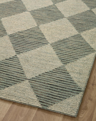 Chris Loves Julia x Loloi Francis FRA-01 Spa/Granite Area Rug Angle Image