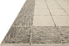 Chris Loves Julia x Loloi Francis FRA-02 Cream/Black Area Rug Corner Image