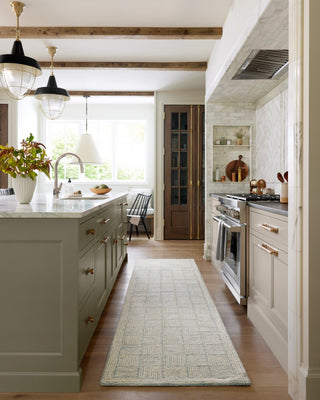 Chris Loves Julia x Loloi Francis FRA-03 Silver/Sky Area Rug Main Image