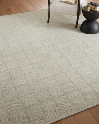 Chris Loves Julia x Loloi Francis FRA-03 Silver/Sky Area Rug Main Image