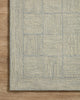 Chris Loves Julia x Loloi Francis FRA-03 Silver/Sky Area Rug Corner Image