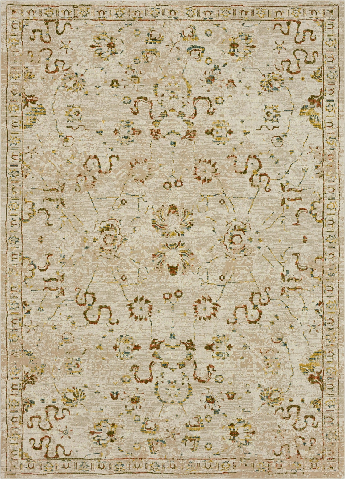 Karastan Memento Nostalgic Cream Area Rug – Incredible Rugs and Decor