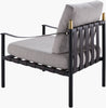 Surya Frank FRK-001 Light Gray / Black Furniture Corner Shot