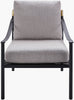 Surya Frank FRK-001 Light Gray / Black Furniture Angle
