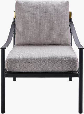 Surya Frank FRK-001 Light Gray / Black Furniture Angle