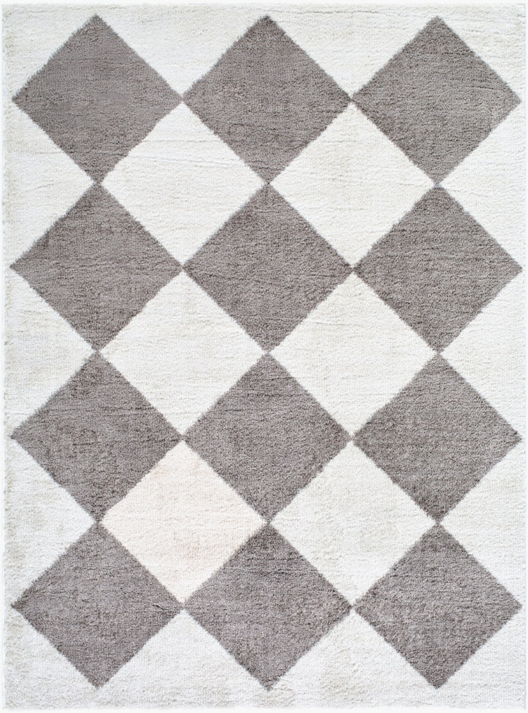 Livabliss Fossay Shag FSG-2326 Light Beige Machine Washable Area Rug main image