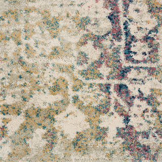 Nourison Fusion FSS12 Cream Blue Area Rug Swatch Image