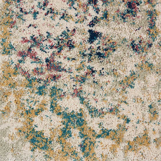 Nourison Fusion FSS12 Cream Blue Area Rug Swatch Image