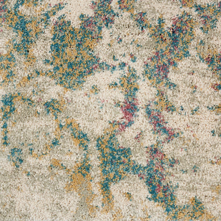 Nourison Fusion FSS12 Cream Blue Area Rug Swatch Image