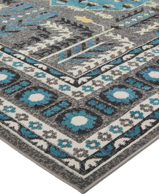 Feizy Foster 3754F Gray/Blue Area Rug