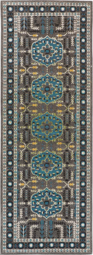 Feizy Foster 3754F Gray/Blue Area Rug