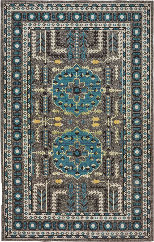 Feizy Foster 3754F Gray/Blue Area Rug