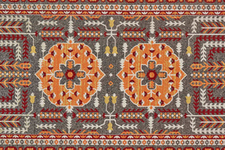 Feizy Foster 3754F Orange/Gray Area Rug