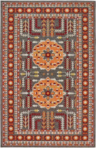 Feizy Foster 3754F Orange/Gray Area Rug