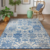 Feizy Foster 3758F Blue/Beige Area Rug Lifestyle Image Feature