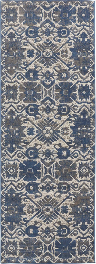 Feizy Foster 3758F Blue/Beige Area Rug