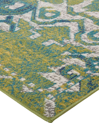 Feizy Foster 3758F Green/Beige Area Rug