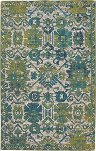 Feizy Foster 3758F Green/Beige Area Rug